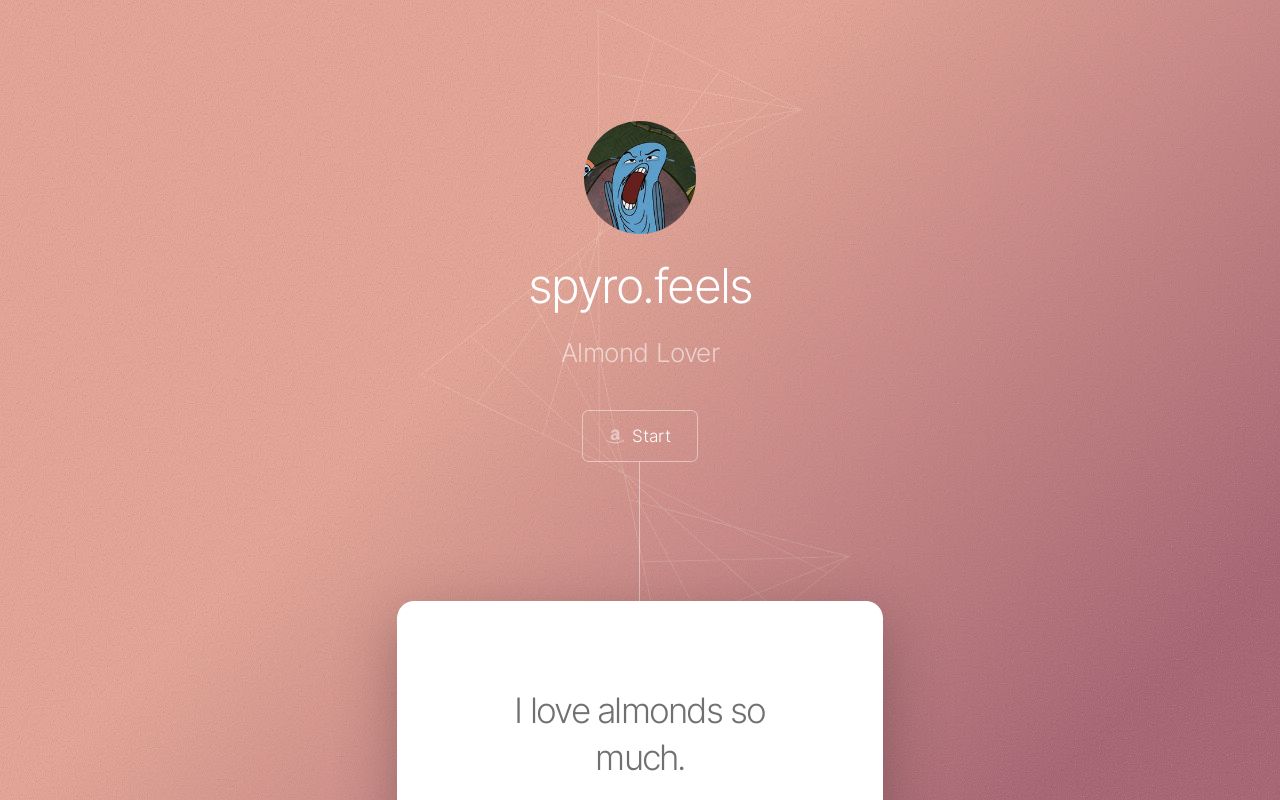 Carrd profile picture for @almonds